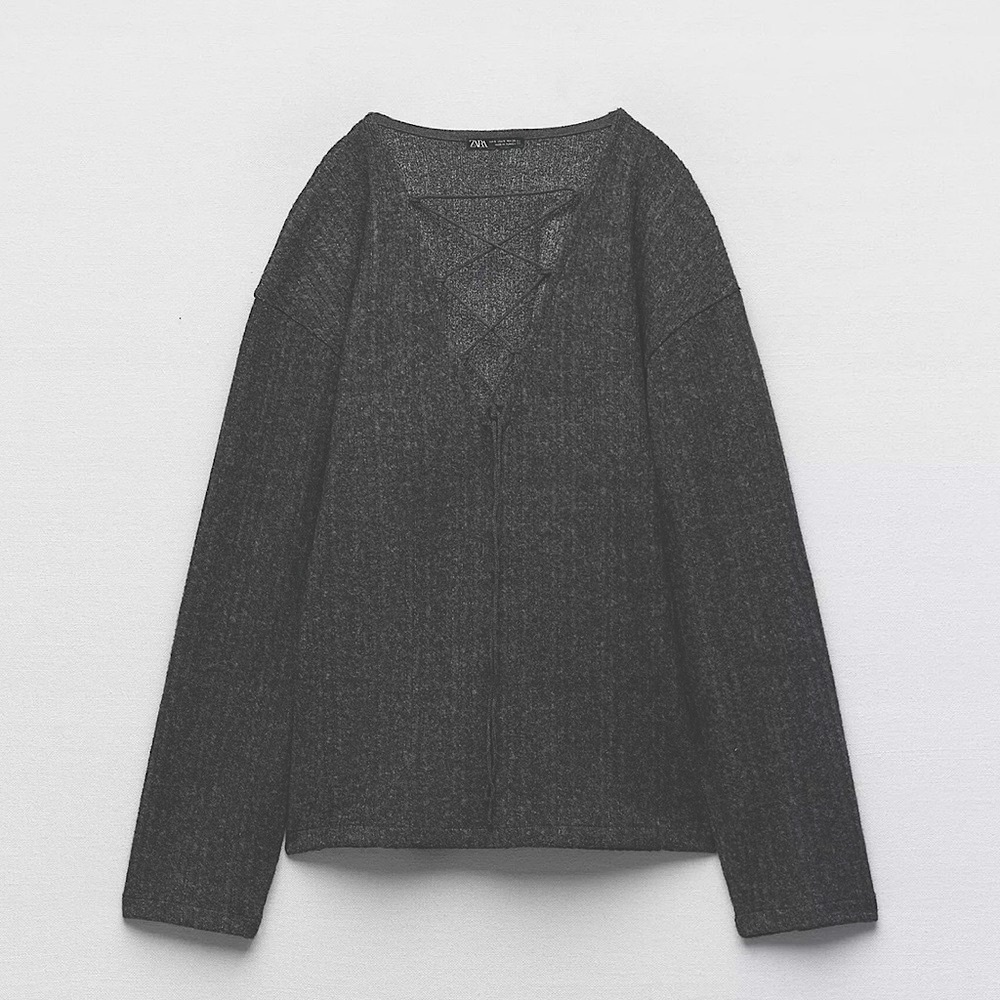 ZARA Sweater with ties